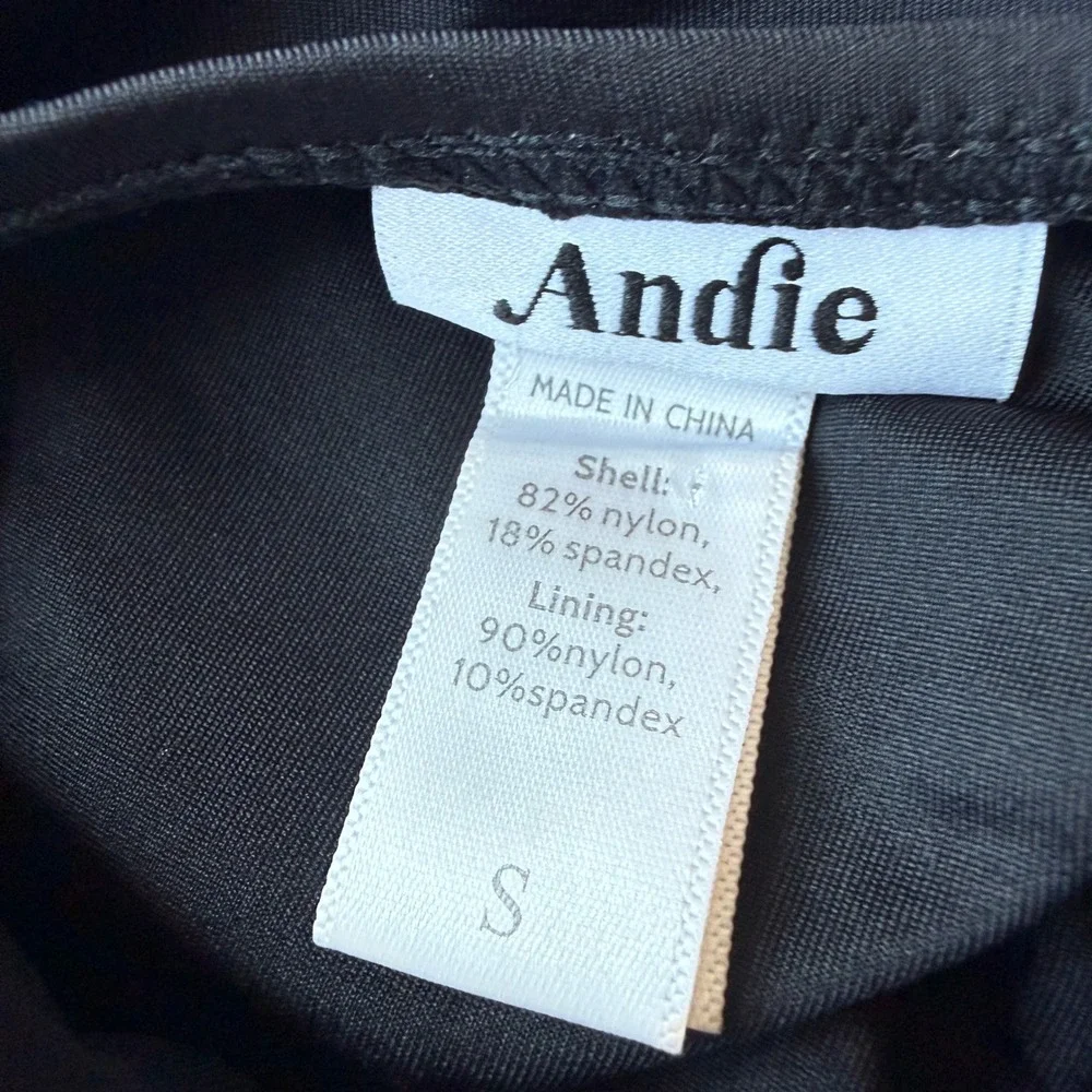 Andie Swim The Amalfi One Piece Swimsuit Women S Black Ruched V Neck